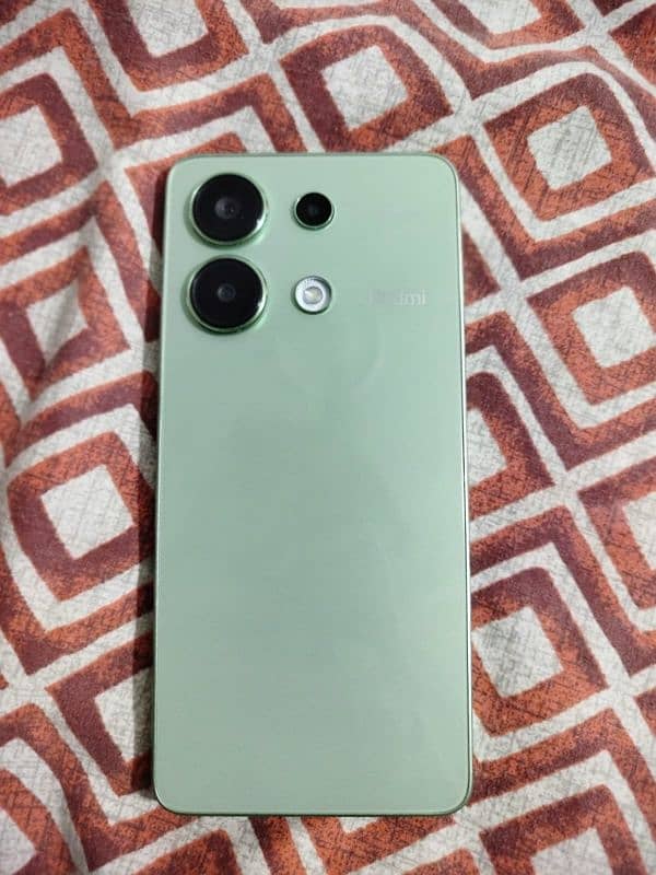 redmi note 13 mint green color 256gb /8 ram 10/10 3