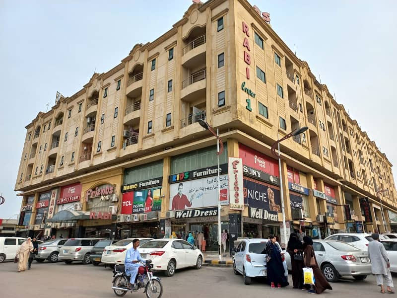 Flat for sale in rabi center Wallayat complex bahria town 18