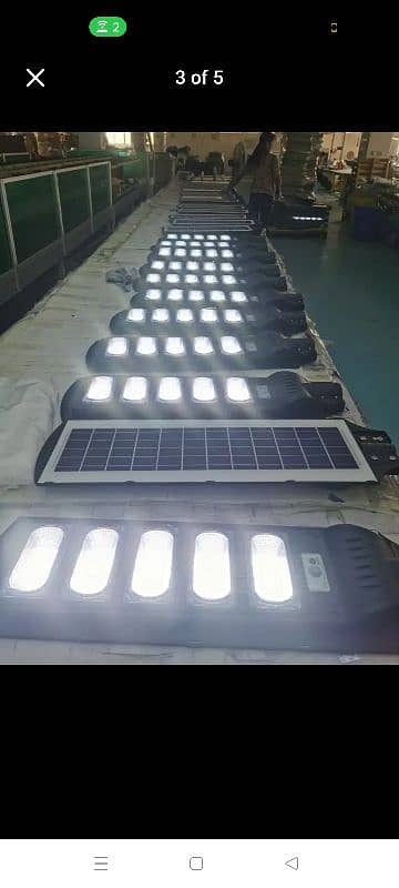 Solar led street light all in one ip65 stock avble 2