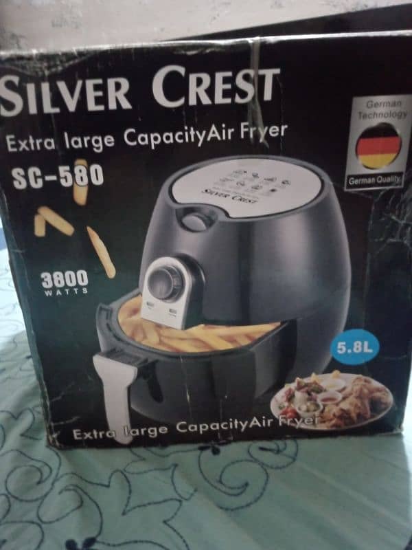 Silver Crest AIRFRYER 5.8 L LIKE NEW ONLY 02 DAY USE 2