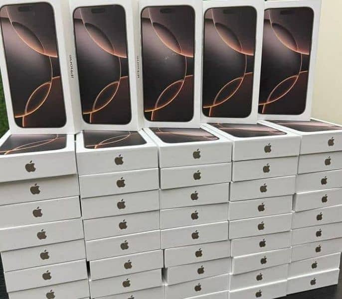 iPhone 16 pro Max 16 512 1tb PTA approved box pack 0