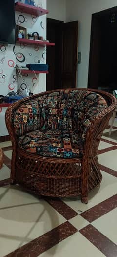 cane sofa set in great condition