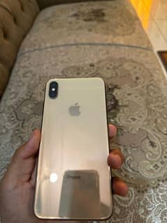 I phone xsmax 256GB non pta batter service water proof golden colour