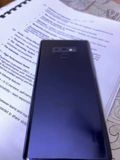 Samsung note 9 DUAL SIM OFFICIAL PTA APPROVED