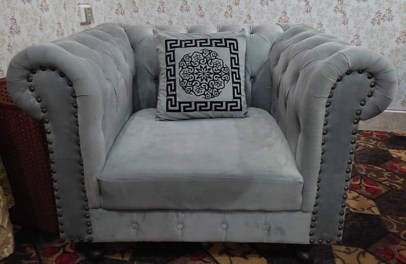 4 seater sofa set like new 1