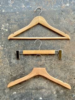 clothes hangers |wooden hangers|winter|leftover|pro|new