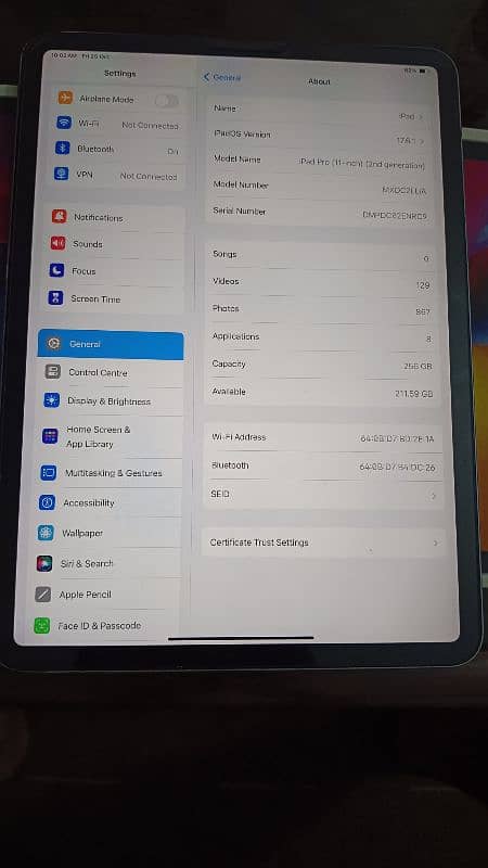 Ipad Pro 2020 2nd Gen 256 GB 4