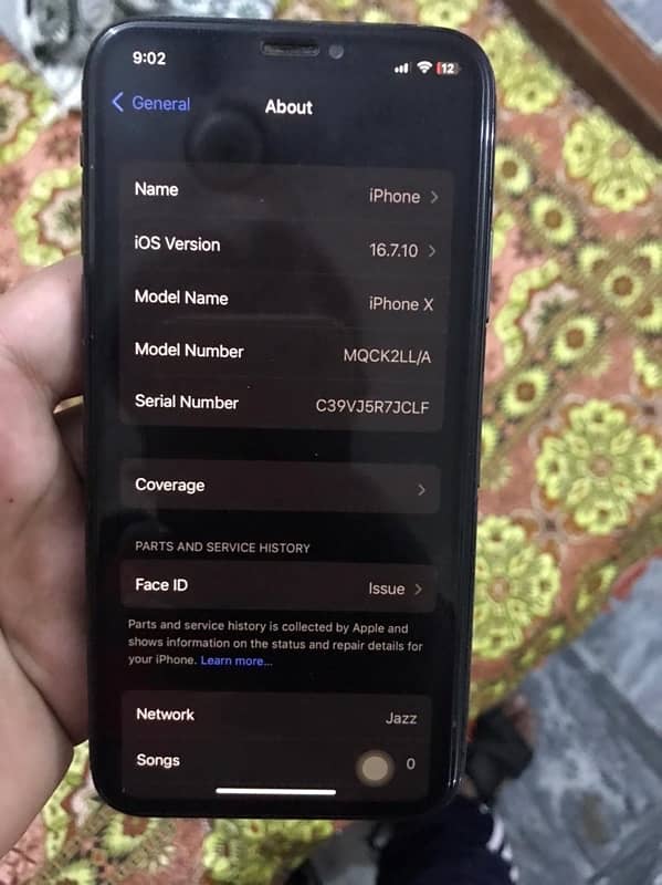 I PHONE X 64GB PTA APPROVED 5