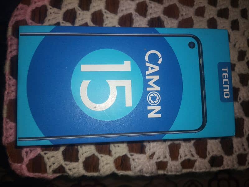 Tecno Camon 15 With box All ok 4/64gb dual sim finger 1