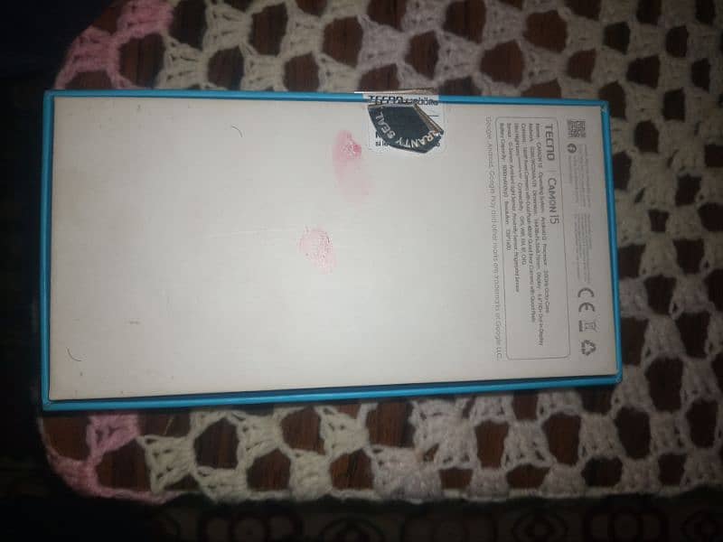 Tecno Camon 15 With box All ok 4/64gb dual sim finger 3