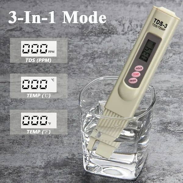 Digital TDS Water Purifier Quality PH Tester Home Water Testing 3