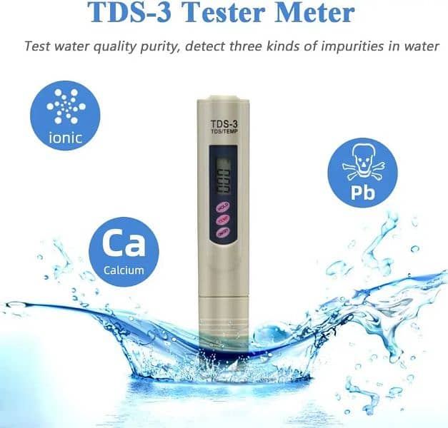 Digital TDS Water Purifier Quality PH Tester Home Water Testing 5