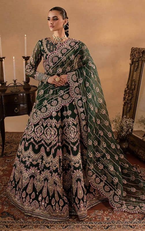 Bridal dress mehndi mariaosama khan dress 3