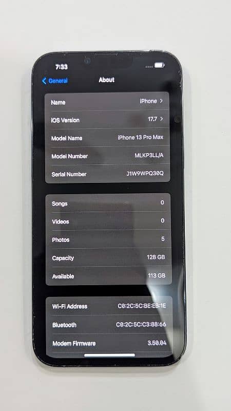 iphone 13 Pro max 128gb jv 11