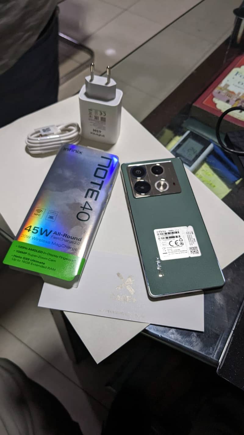 Infinix Note 40 - 8, 256GB (Just Box Opened) 1