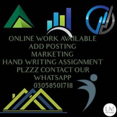 online work available