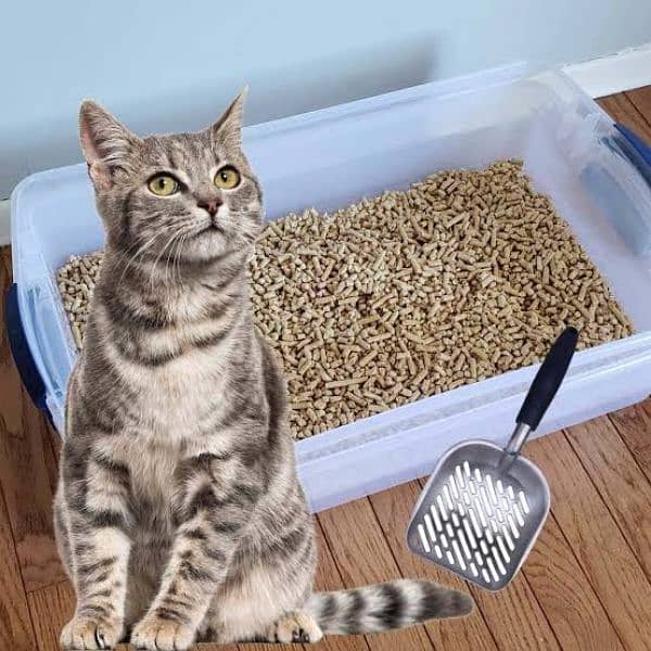 cat litter wood pellets 0