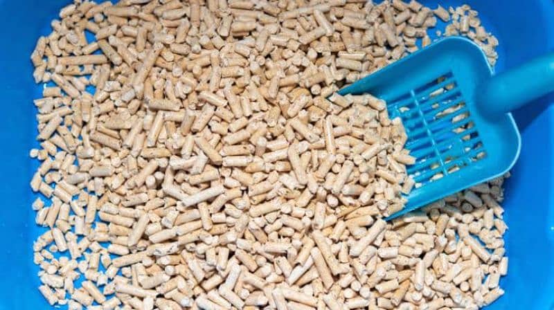 cat litter wood pellets 1