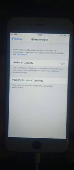 iphone 6s plus  pta 10 by 9 condition all ok