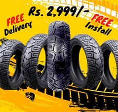 Rs. 2,999/- Only - Brand New Tubeless Tyres for Mehran, Bolan, etc.