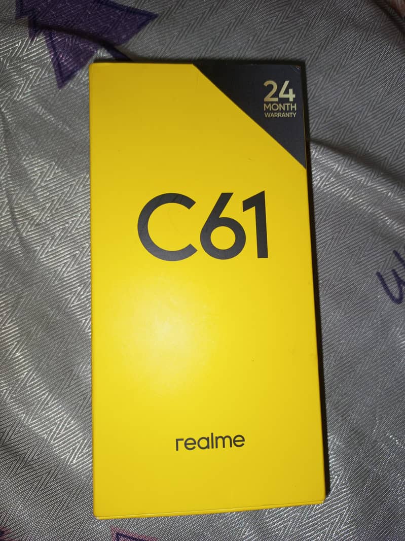 Realme c61 6/128 fresh condition 0