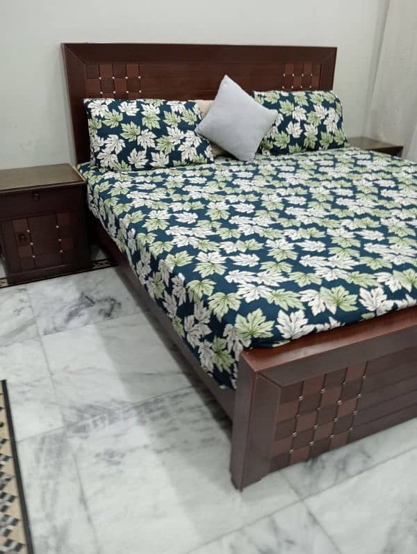 wooden bed for sale very good condition 4