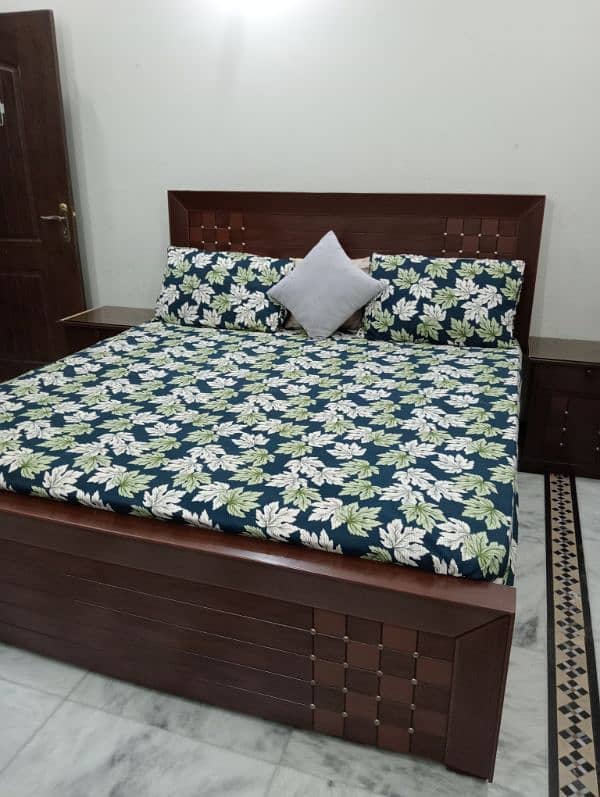 wooden bed for sale very good condition 6