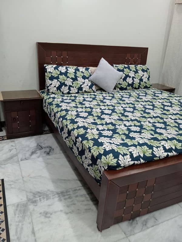 wooden bed for sale very good condition 8