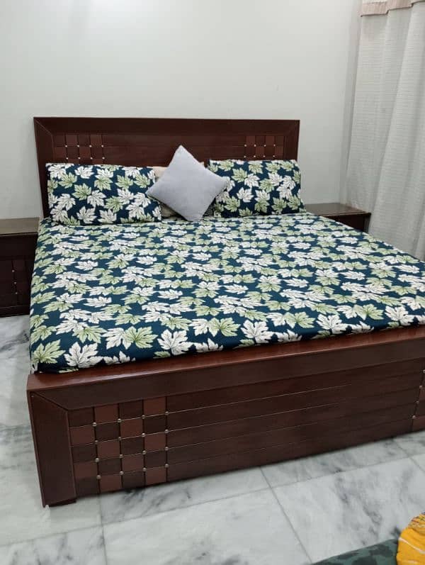 wooden bed for sale very good condition 9