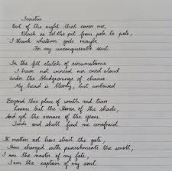 Handwriting assignment work 1