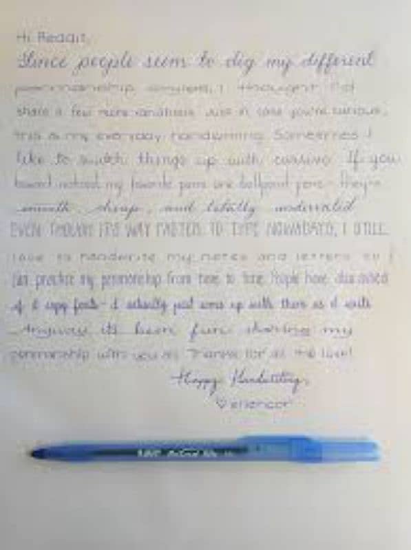 Handwriting assignment work 2