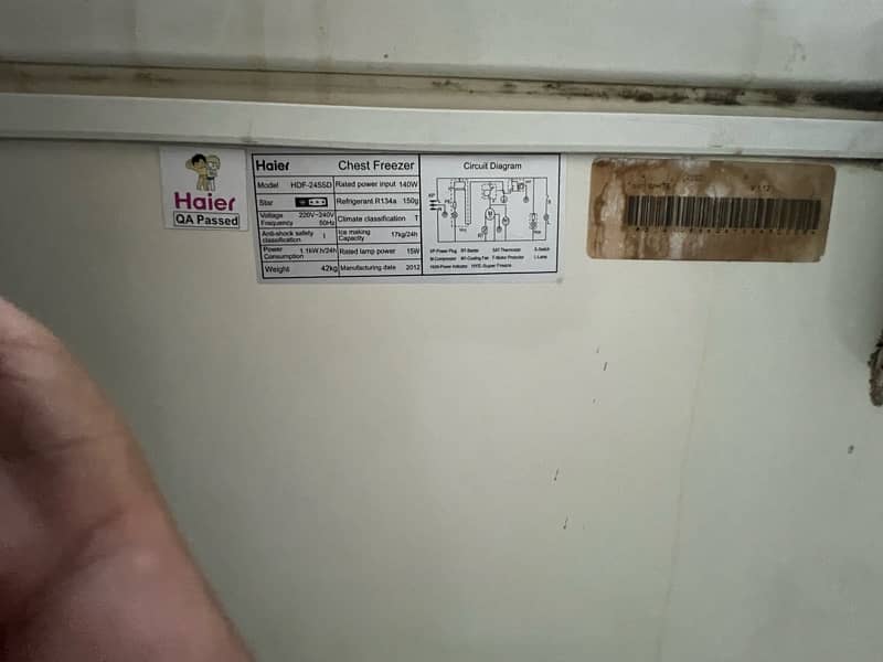 Haier Deep Freezer 2