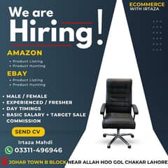 Amazon and Ebay Job For Male and Female