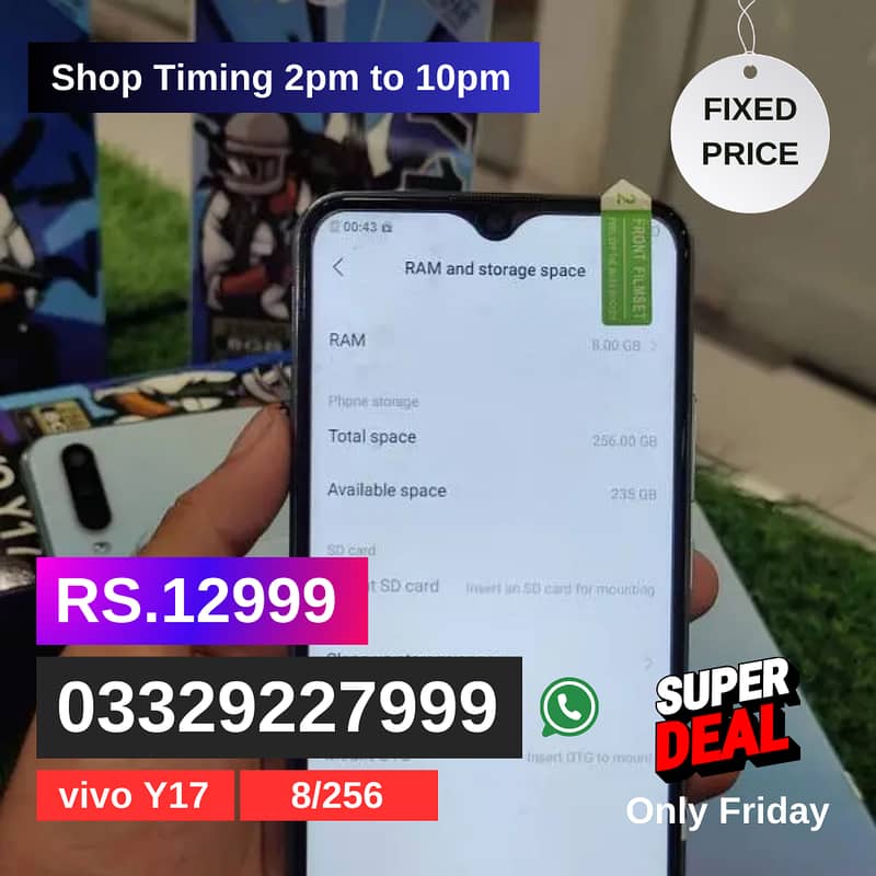 Vivo Y17 8/256 GB // Friday Deal 8