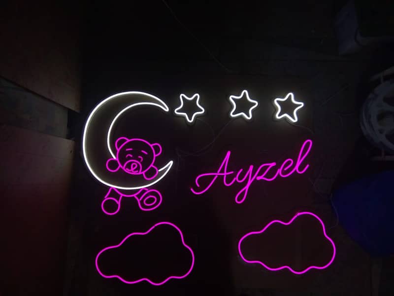 Neon Lights / Neon signs / Neon selfie walls / wings Neons /neon sign 2