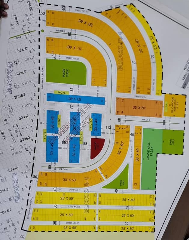 Faisal Town Phase-I fresh booking plots on installments 1