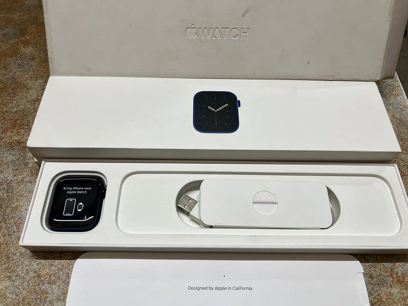 Apple watch series 6 44mm blue color 1