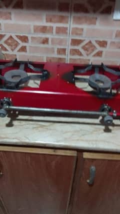 gas stove red colour