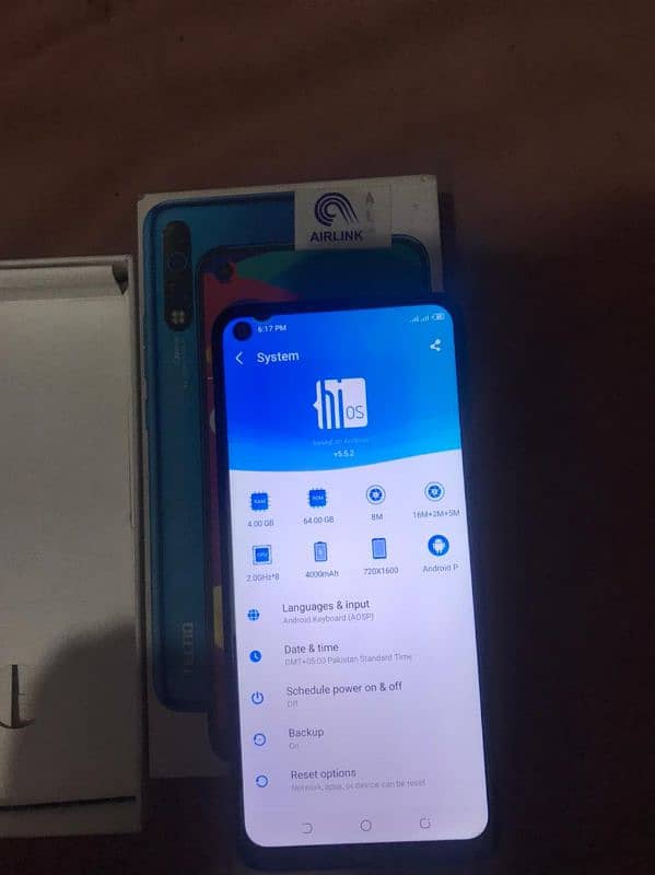 Tecno camon 12 air 4/64 with box 7