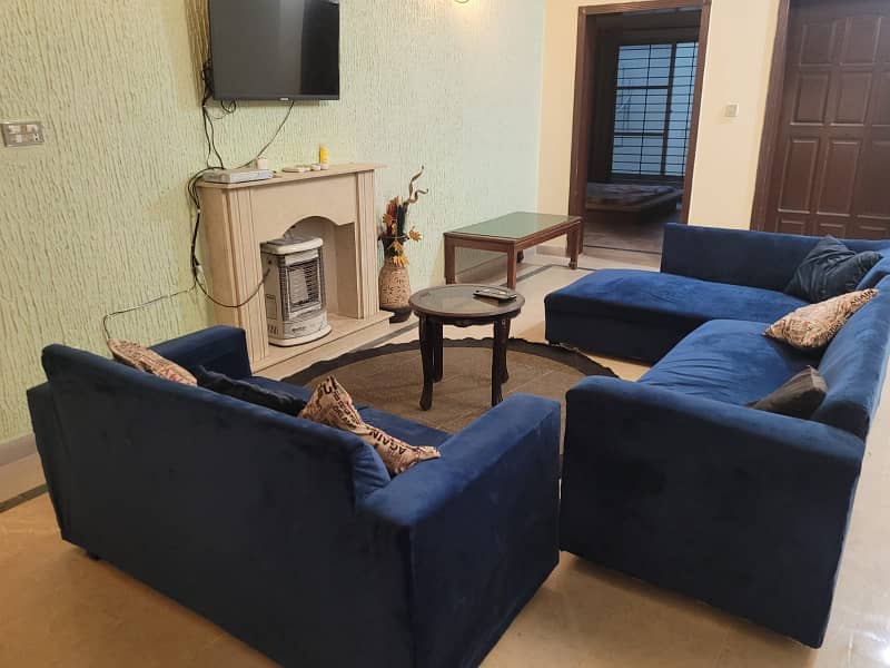 Independent upper portion full furnished for rent Ground lock in phase3 bahria town rwp 6