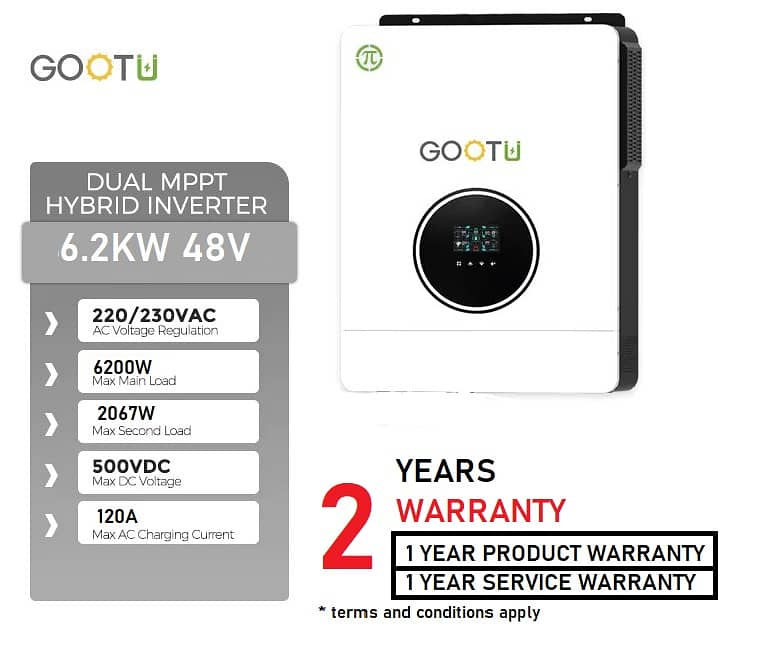 6.2kw Hybrid solar inverter 0