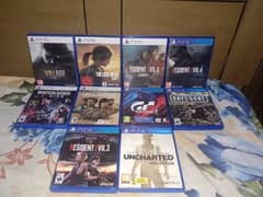 Resident Evil 3,4,8,DaysGone,Last of Us,Uncharted,Gran Turismo PS4,Ps5 0