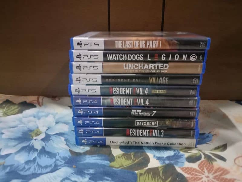 Resident Evil 3,4,8,DaysGone,Last of Us,Uncharted,Gran Turismo PS4,Ps5 1