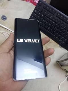 LG Velvet 5G OLED display indsply finger PTA hai. bs back minor break