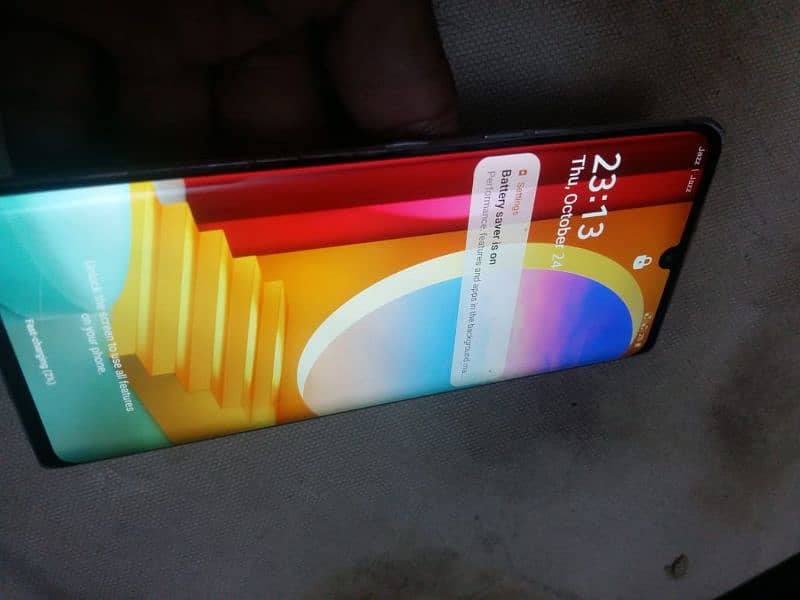 LG Velvet 5G OLED display indsply finger PTA hai. bs back minor break 4