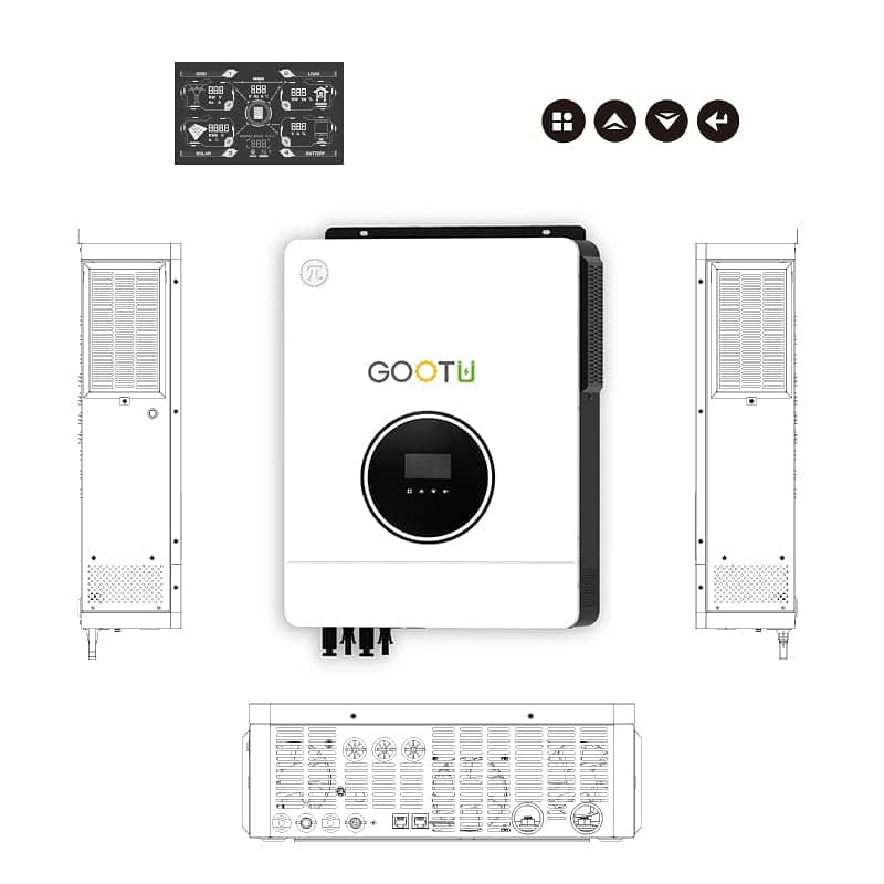 10.2kw dual MPPT hybrid inverter 4