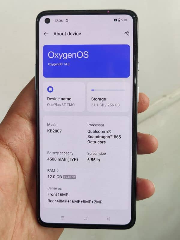 Oneplus 8T  12/256 1