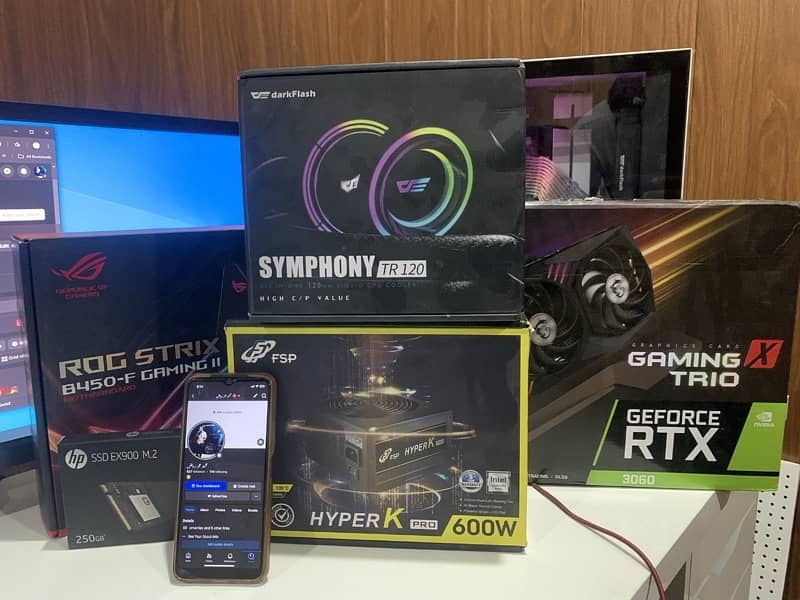 Ryzen 5 3600 with RTX 3060 12GB Gaming PC 0