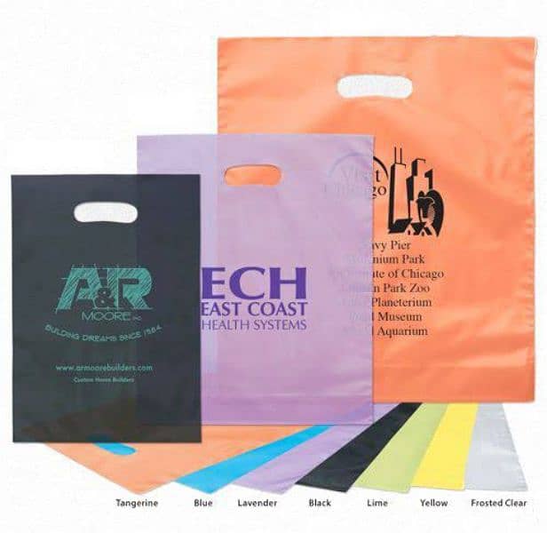 Screen Printing : Shopping Bags : Plastic Bags Screen Printing 1