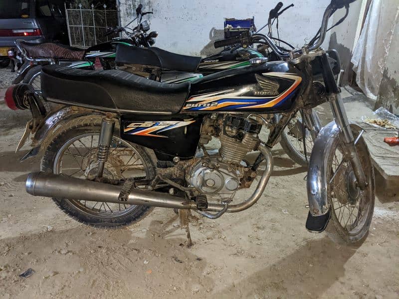 Honda CG 125 2023 model Hyderabad number 0